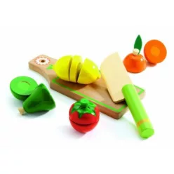   Djeco Szeletelhető gyümölcsök - Fruits & vegetables to cut