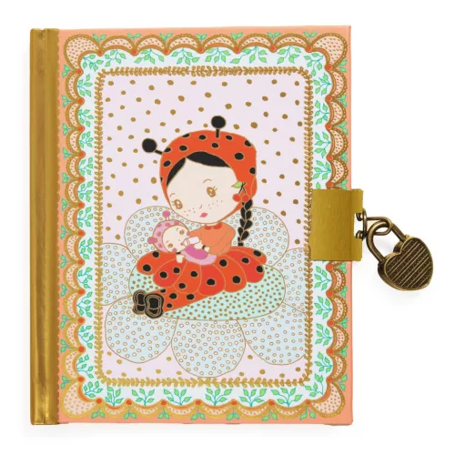 Djeco TINYLY álomvilág Titkos napló - Katica - Minico secret notebook
