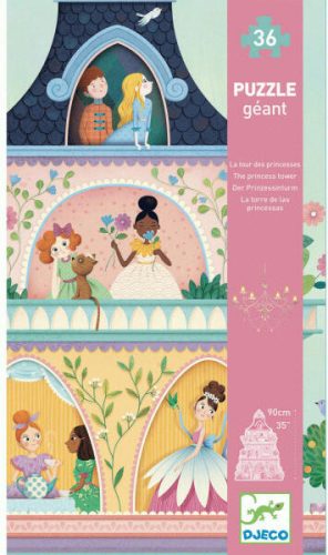 Djeco Óriás puzzle - A hercegnők kastélytornya - The princess tower