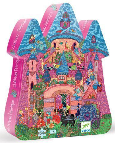 Djeco Formadobozos puzzle - Tündérek kastélya - The fairy castle