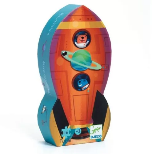 Djeco Formadobozos puzzle - Űrhajó - Spaceship
