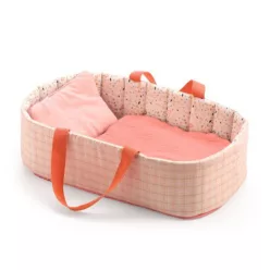   Djeco Mózeskosár - Halványrózsaszín - Bassinet Pink Lines