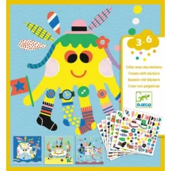   Djeco Matricázó képkészítés - Tengeri lények - Sea creatures