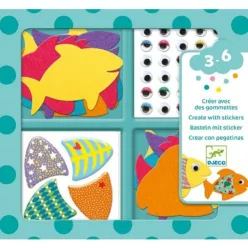   Djeco Matricázó képkészítés - Halacskák - I love fishes