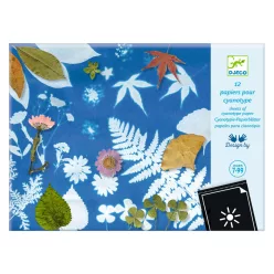   Djeco Művészeti műhely - Papírok a Cianotípia technikához - Cyanotype Paper