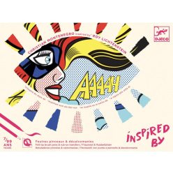   Djeco Művészeti műhely - Szuperhősök -  Inspired by Roy Lichtenstein - Superheroes