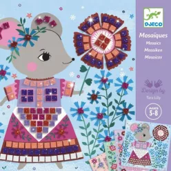   Djeco Mozaikkép készítés - Édes háziállatok - Lovely pets
