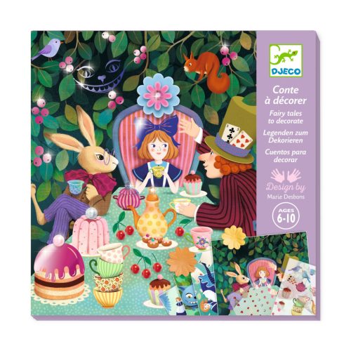 Djeco Művészeti műhely - Meseillusztráció, Alíz Csodaországban - In Wonderland