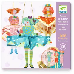 Djeco Papír hajtogatás - Papír ruhák - Paper dresses