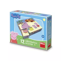 Dino Peppa Pig mesekocka 12 db-os (DN641402)