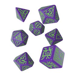Pathfinder Goblin Purple & Green Dice Set