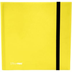 UltraPro Eclipse 12-Pocket Pro-Binder Lemon Yellow