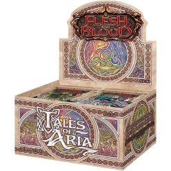 Flesh & Blood - Tales of Aria (Unlimited) booster display