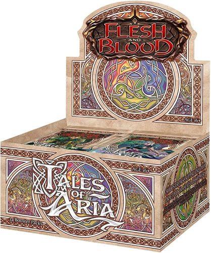 Flesh & Blood - Tales of Aria (Unlimited) booster display