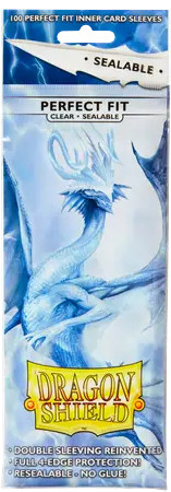 Dragon Shield – Sealable Perfect Fit Sleeves – Clear (63x88)