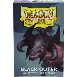 Dragon Shield – Matte Outer Sleeves – Black (63x88)