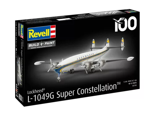 Plastic ModelKit repülőgép 03745 - Lockheed L.1049G Super Constellation Lufthansa (1:144)