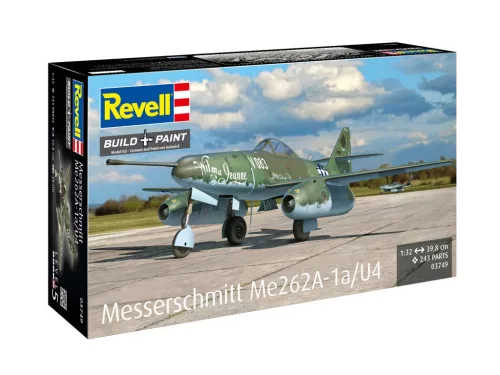 Plastic ModelKit repülőgép 03749 - Messerschmitt Me262A-1a/U4 (1:32)