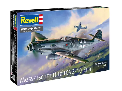 Plastic ModelKit repülőgép 03752 - Messerschmitt Bf109G-10 Erla (1:32)