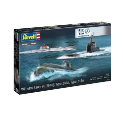  Plastic ModelKit ponorky 05186 - 70 Years Bundeswehr:Wilhelm Bauer,Type 206A,Class2 (1:144)