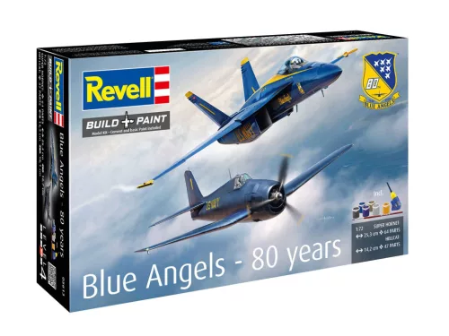 Gift-Set repülőgép 05613 - F/A-18E & Hellcat (Blue Angels) (80th Anniversary) (1:72)