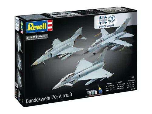 Gift-Set repülőgép 05627 - 70 Years Bundeswehr: Aircraft (1:72)