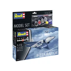   ModelSet repülőgép 63858 - Lockheed Martin F-22A Raptor (1:72)