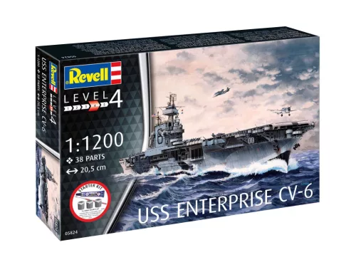 Starter Kit  75824 - USS Enterprise CV-6 (1:1200)