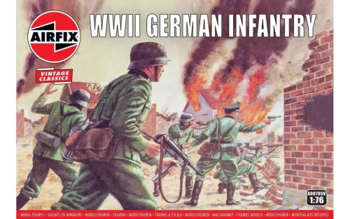 Klasszikus modell  figura A00705V - WWII German Infantry (1:76)