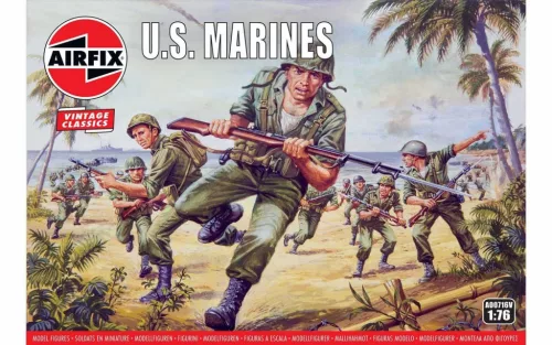 Klasszikus modell  figura A00716V - US Marines (1:76)