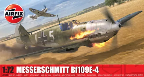 Klasszikus repülőgép modell A01008B - Messerschmitt Bf109E-4 (1:72)