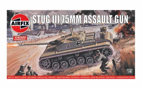 Klasszikus modell  military A01306V - Stug III 75mm Assault Gun (1:76)