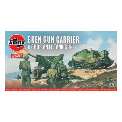   Klasszikus modell  military A01309V - Bren Gun Carrier & 6 pdr Anti-Tank Gun (1:76)