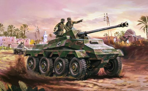Klasszikus modell  military A01311V - Sd.Kfz.234 Armoured Car (1:76)