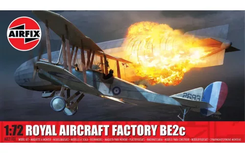 Klasszikus repülőgép modell A02101 - Royal Aircraft Facility BE2C (1:72)