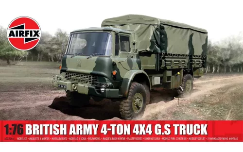 Klasszikus modell military A02326A - British Army 4-ton 4 x 4 G.S teherautó (1:76)