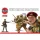 Klasszikus modell  figura A02701V - WWII British Paratroops (1:32)