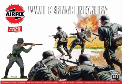 Klasszikus modell  figura A02702V - WIWII German Infantry (1:32)