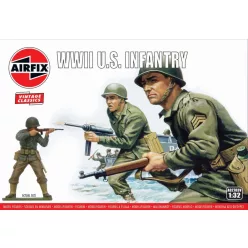   Klasszikus modell  figura A02703V - WWII U.S. Infantry (1:32)