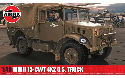 Klasszikus modell military A03313A - WWII RAF 15-cwt 4 x 2 G.S. teherautó (1:48)