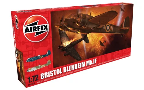 Klasszikus repülőgép modell A04059 - BISTOL BLENHEIM MK1f (1:72)