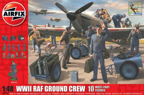 Klasszikus modell diorama A04702 - WWII RAF Ground Crew (1:48) - nová forma