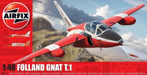 Klasszikus repülőgép modell A05123 - Folland Gnat (1:48)