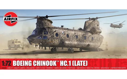 Klasszikus modell helikopter A06024 - Boeing Chinook HC.1 (Late) (1:72)