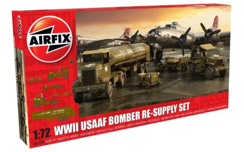 Klasszikus modell diorama A06304 - USAAF 8TH Airforce Bomber Resupply Set (1:72)