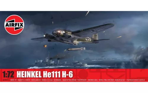 Klasszikus repülőgép modell A07007C - Heinkel He111 H-6 (1:72)