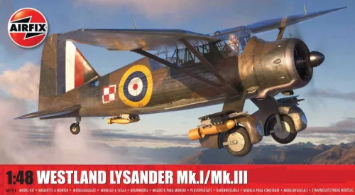 Klasszikus repülőgép modell A07116 - Westland Lysander Mk.I/Mk.III (1:48)