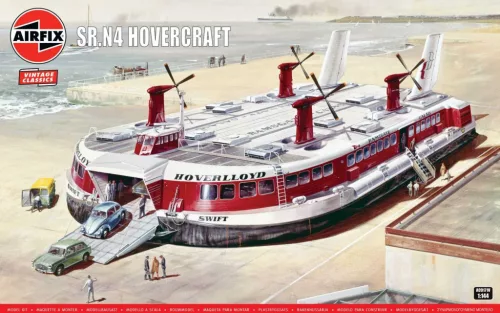 Klasszikus modell  vznášedlo A09171V - SR.N4 Hovercraft (1:144)