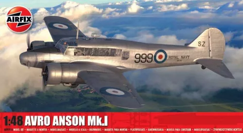 Klasszikus repülőgép modell A09191A - Avro Anson Mk.I (1:48)