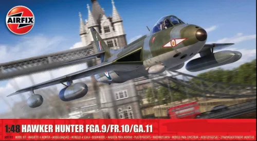 Klasszikus repülőgép modell A09192 - Hawker Hunter FGA.9/FR.10/GA.11 (1:48)